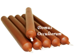 Candela Stilo (cilindrica) Marrone Colore Pieno