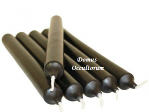 Candela Stilo (cilindrica) Nera Colore Pieno