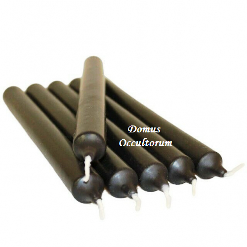 Candela Stilo (cilindrica) Nera Colore Pieno