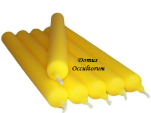 Candela Stilo (cilindrica) Gialla Colore Pieno