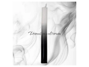 Candela Stilo Bianca/Nera 15 cm