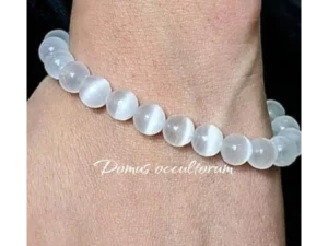 Bracciale Selenite - Sfere 8 mm