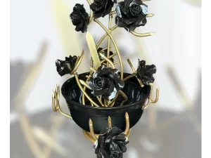 Insediamento Luxury Pomba Gira Maria Padilha Nero 35 cm