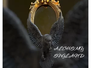 Specchio a mano Raven's Gaze
