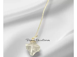 Pendolo Merkaba Quarzo Ialino